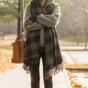 Abercrombie and Fitch Plaid Blanket Scarf